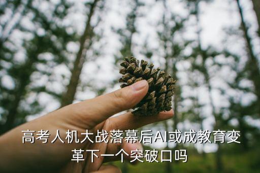  高考人機(jī)大戰(zhàn)落幕后AI或成教育變革下一個突破口嗎