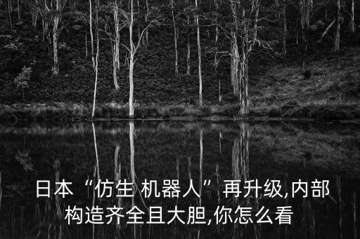  日本“仿生 機(jī)器人”再升級(jí),內(nèi)部構(gòu)造齊全且大膽,你怎么看