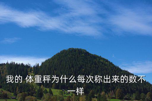 不同體重計數(shù)據(jù)不一樣,體重計第一次和第二次不一樣