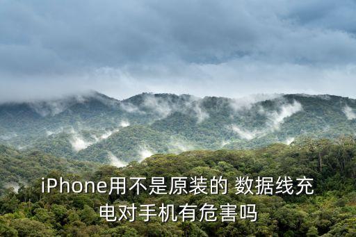 iPhone用不是原裝的 數(shù)據(jù)線充電對(duì)手機(jī)有危害嗎