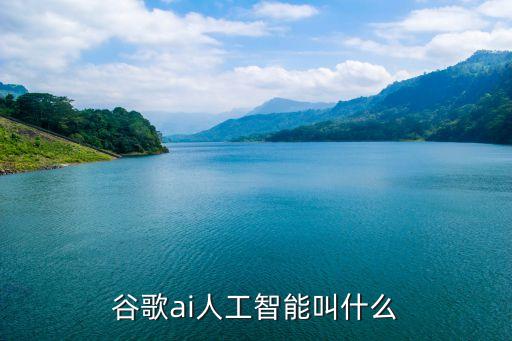 谷歌ai人工智能叫什么