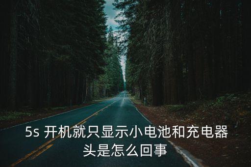  5s 開機(jī)就只顯示小電池和充電器頭是怎么回事