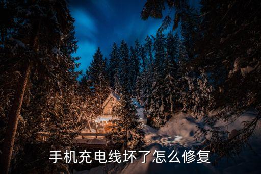 手機(jī)充電線壞了怎么修復(fù)