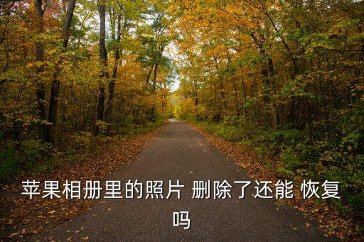 蘋(píng)果相冊(cè)里的照片 刪除了還能 恢復(fù)嗎