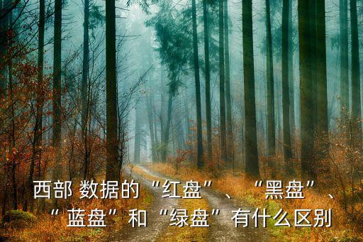  西部 數(shù)據(jù)的“紅盤”、“黑盤”、“ 藍(lán)盤”和“綠盤”有什么區(qū)別