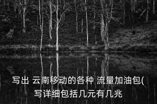 云南移動數(shù)據(jù)流量2元套餐定位版