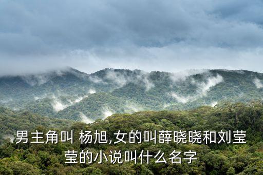 男主角叫 楊旭,女的叫薛曉曉和劉瑩瑩的小說叫什么名字
