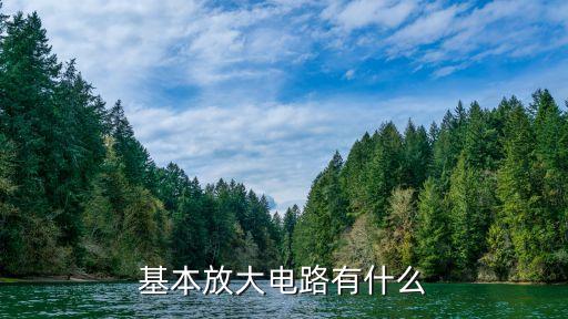 基本放大電路有什么