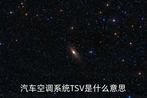 汽車空調(diào)系統(tǒng)TSV是什么意思