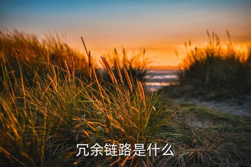 冗余鏈路是什么