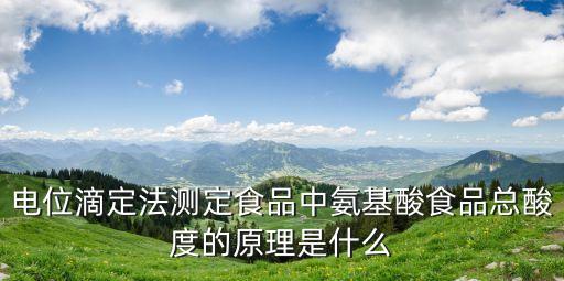 電位滴定法測定食品中氨基酸食品總酸度的原理是什么