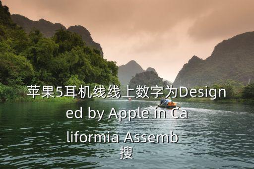 蘋果5耳機(jī)線線上數(shù)字為Designed by Apple in Califormia Assemb  搜