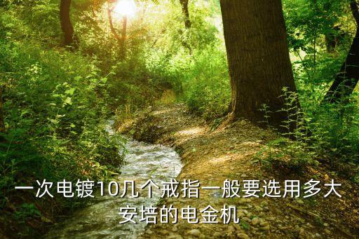 鍍金機(jī)，一次電鍍10幾個(gè)戒指一般要選用多大安培的電金機(jī)