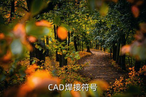 CAD焊接符號