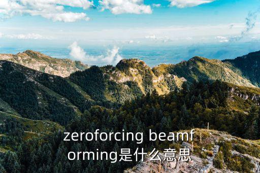 波束成形，波束形成里來波方向為具體的值是表示這是fix BeamForming