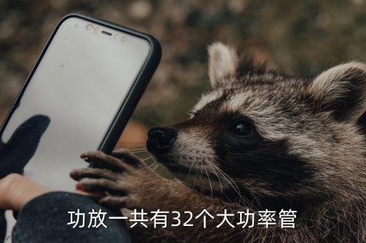 功放一共有32個大功率管