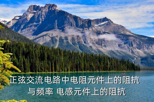 電感阻抗，電感阻抗和頻率