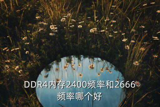 DDR4內(nèi)存2400頻率和2666頻率哪個好
