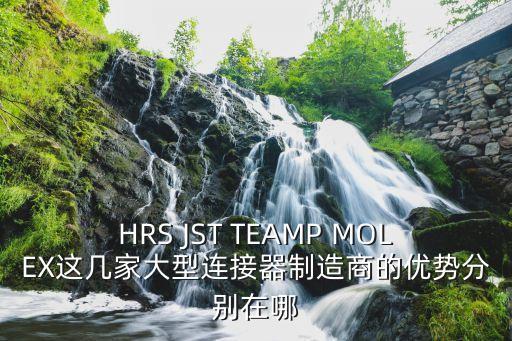 HRS JST TEAMP MOLEX這幾家大型連接器制造商的優(yōu)勢分別在哪