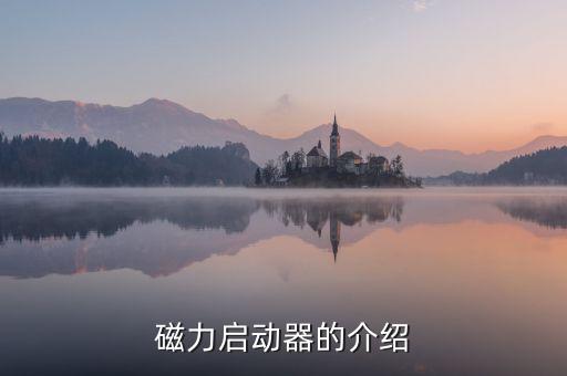 磁力啟動(dòng)器，磁力啟動(dòng)器的介紹