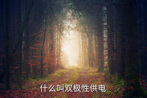 什么叫雙極性供電
