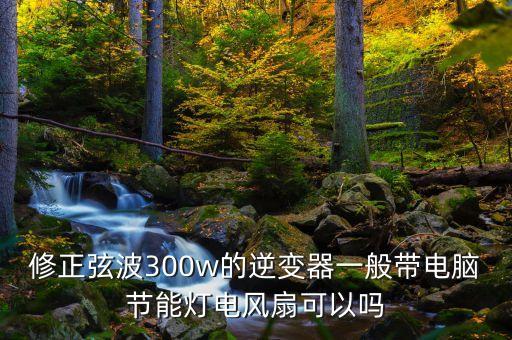 修正弦波300w的逆變器一般帶電腦節(jié)能燈電風(fēng)扇可以嗎