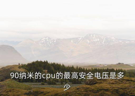 90納米的cpu的最高安全電壓是多少