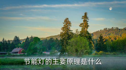 節(jié)能燈的主要原理是什么