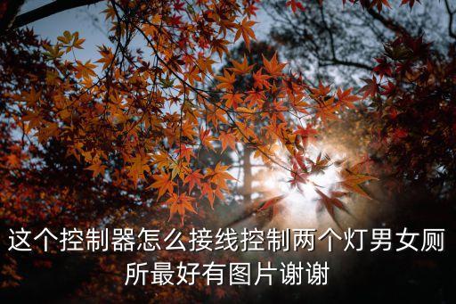 這個控制器怎么接線控制兩個燈男女廁所最好有圖片謝謝