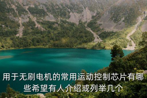 用于無(wú)刷電機(jī)的常用運(yùn)動(dòng)控制芯片有哪些希望有人介紹或列舉幾個(gè)