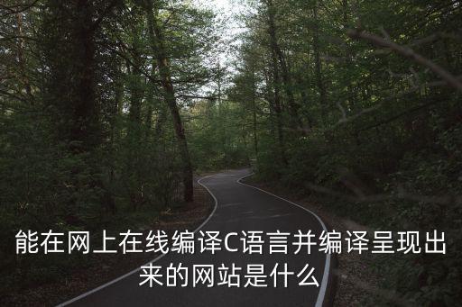 c語言在線編譯，有什么免費(fèi)的C語言編譯器嗎