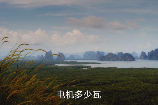 電機多少瓦