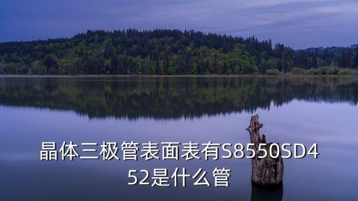晶體三極管表面表有S8550SD452是什么管