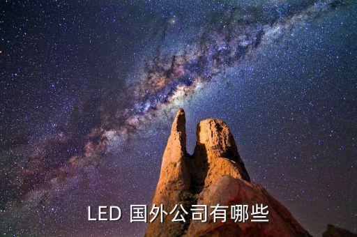 LED 國外公司有哪些