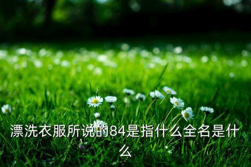 84，84什么意思