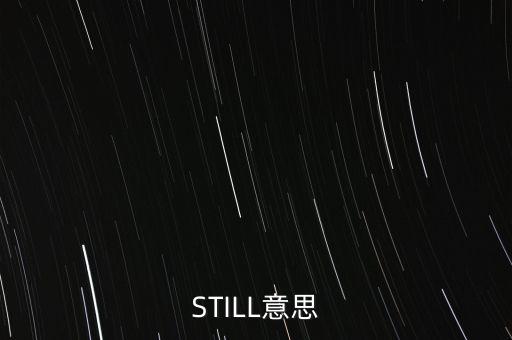 STILL意思