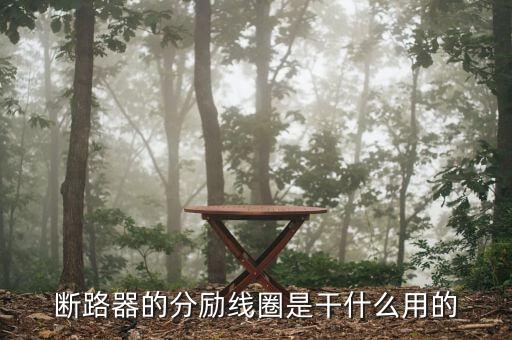斷路器的分勵(lì)線圈是干什么用的