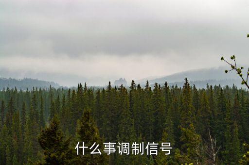 什么事調(diào)制信號