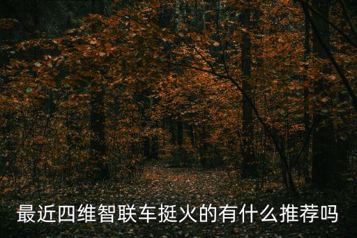 最近四維智聯(lián)車(chē)挺火的有什么推薦嗎