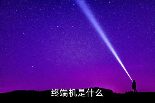 終端機，什么是終端機