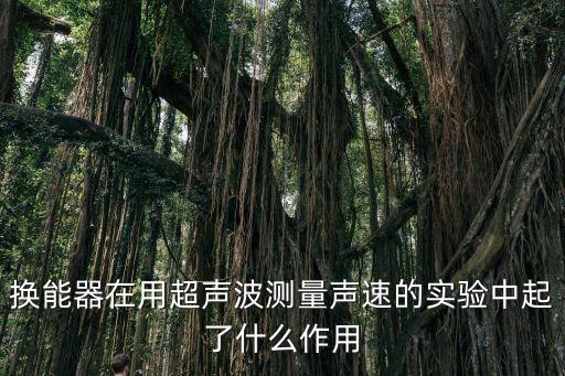 換能器在用超聲波測(cè)量聲速的實(shí)驗(yàn)中起了什么作用