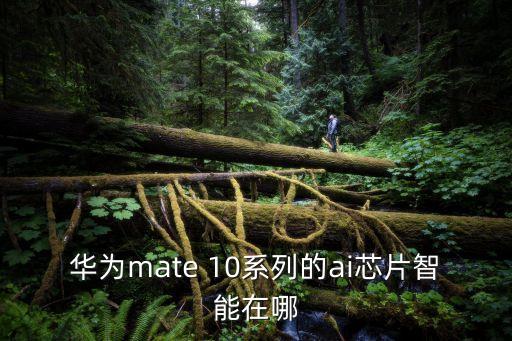 華為mate 10系列的ai芯片智能在哪