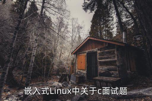 嵌入式Linux中關(guān)于c面試題