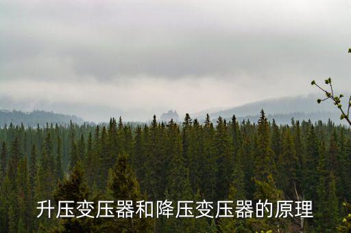 升壓變壓器和降壓變壓器的原理