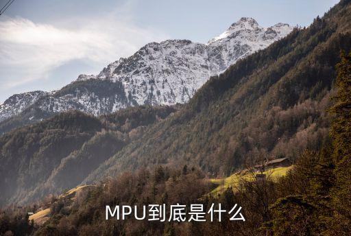 MPU到底是什么