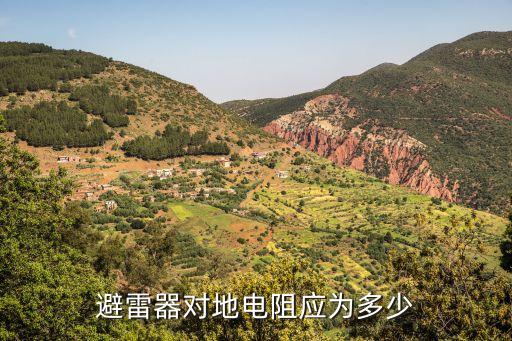 避雷器對(duì)地電阻應(yīng)為多少