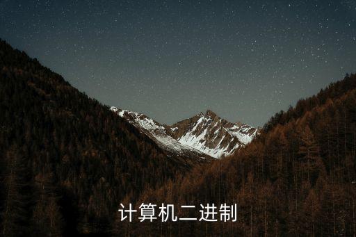 計(jì)算機(jī)二進(jìn)制
