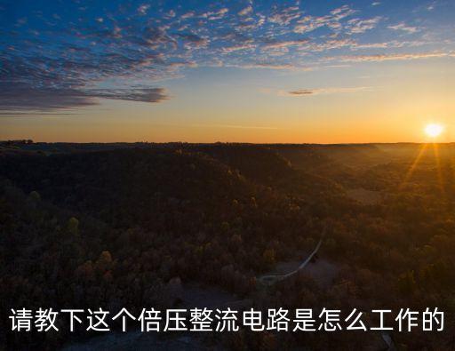 倍壓整流電路原理，倍壓電路大概是什么原理