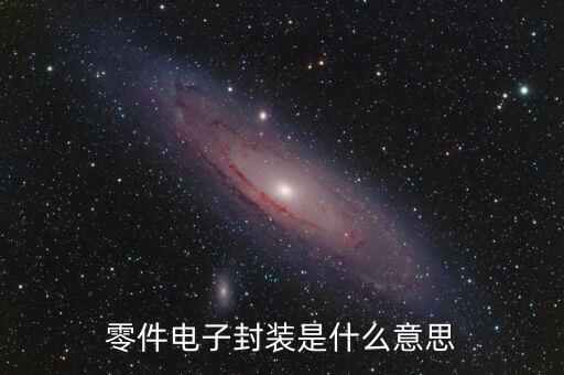 零件電子封裝是什么意思