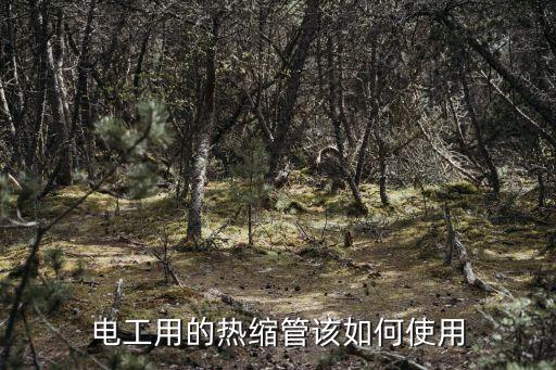電工用的熱縮管該如何使用